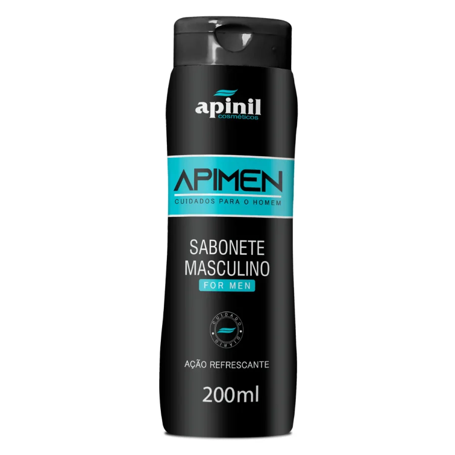 Apimen Sabonete Íntimo Líquido Masculino Apinil - 200ml