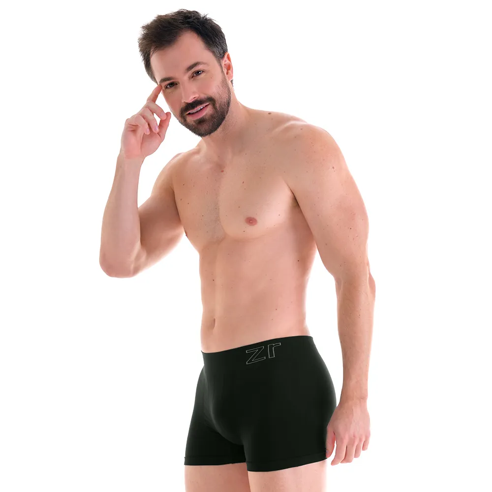7899- Cueca Boxer Plus Size Lisa ZR – Tecnologia Seamless Sem Costura